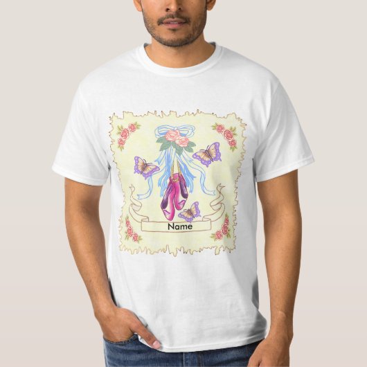 Ballet-Rosen T-Shirt (Vorderseite)