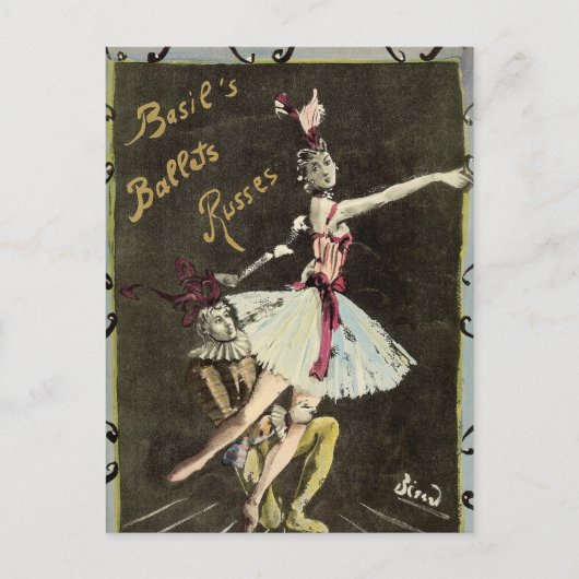 Ballet Russe Dancers Postkarte (Vorderseite)
