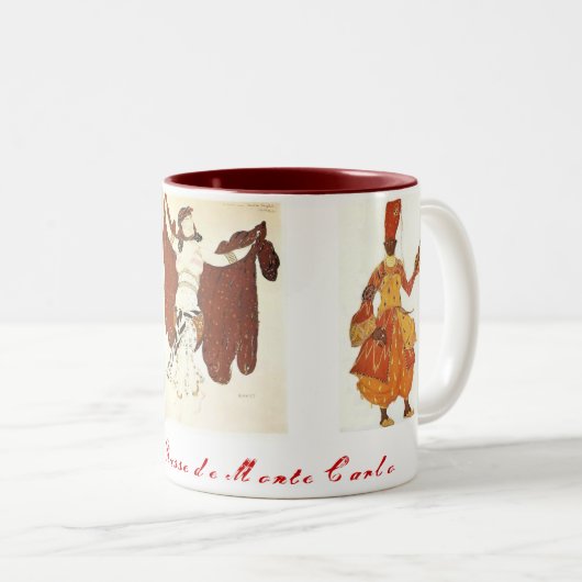Ballet Russe de Monte Carlo Zweifarbige Tasse (VorderseiteRechts)