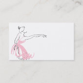 Ballet School Instruction Dance Visitenkarte (Rückseite)