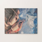 Ballet Schuhe und Jersey zeichnen Puzzle (Horizontal)