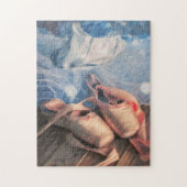 Ballet Schuhe und Jersey zeichnen Puzzle (Vertikal)