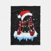 Ballet Scute Ss Cute Sss Christmas Lights Santa Ba Fleecedecke (Vorderseite)