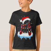 Ballet Scute Ss Cute Sss Christmas Lights Santa Ba T-Shirt (Vorderseite)