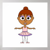 Ballet Second Position Poster - Serie Ballerinas (Vorne)