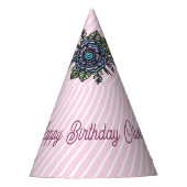 Ballet Shoe-Blume Partyhütchen (Vorderseite)