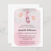 Ballet Shoes & Butterfly Geburtstagsparty (Vorne/Hinten)