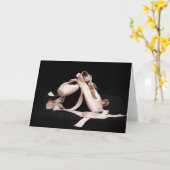 Ballet Shoes Card Karte (Gelbe Blume)