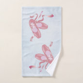 Ballet Shoes Design Badetuch Set (Handtuch)