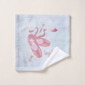 Ballet Shoes Design Badetuch Set (Waschlappen)
