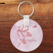 Ballet Shoes Design Keychain Schlüsselanhänger (Vorderseite)