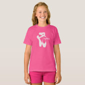 Ballet Shoes Design Kids T - Shirt (Vorne ganz)