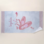 Ballet Shoes Design Strandtuch (Vorderseite)