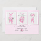 Ballet Shoes Einladung (Vorderseite)