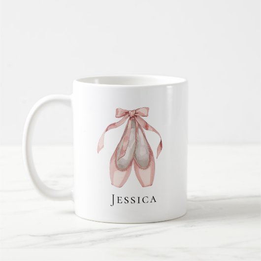 Ballet Shoes Personalisiert Kaffeetasse (Links)