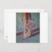 Ballet Shoes Postkarte (Vorne/Hinten)