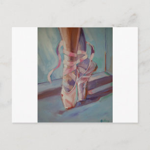 Ballet Shoes Postkarte