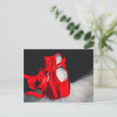 Ballet Shoes Postkarte (Stehend Vorderseite)