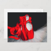 Ballet Shoes Postkarte (Vorne/Hinten)