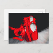 Ballet Shoes Postkarte (Vorne/Hinten)