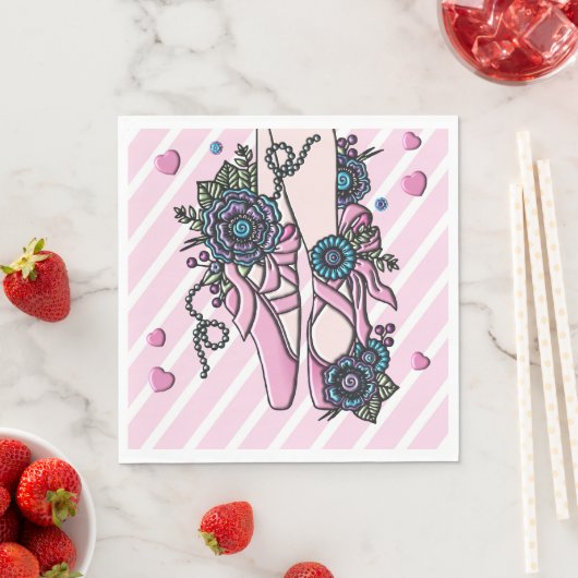 Ballet Shoes Serviette (Beispiel)