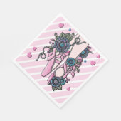 Ballet Shoes Serviette (Ecke)