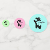 Ballet Shoes Slippers Design Table Confetti Konfetti (Rückseiten)
