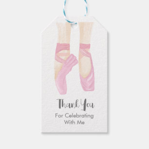 Ballet Shoes Vielen Dank für Ihr Interesse Tag Pin Geschenkanhänger