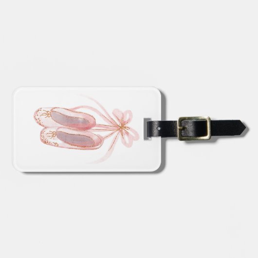 Ballet Slipper Gepäckanhänger (Vorderseite horizontal)