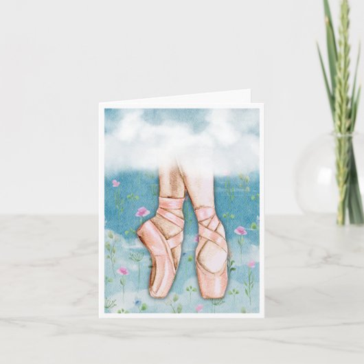 Ballet Slipper - Karte (Vorderseite)