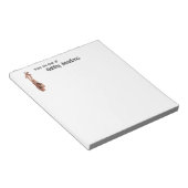 Ballet Slipper Notepad Notizblock (angewinkelt)