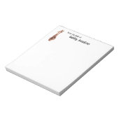 Ballet Slipper Notepad Notizblock (Rotiert)