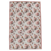 Ballet Slippers and Tutus in Soft Pink Elegance Mittlere Geschenktüte (Vorderseite)