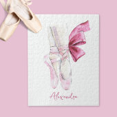Ballet Slippers Custom Name or Text Puzzle