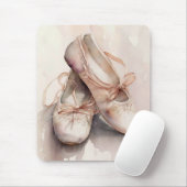 Ballet Slippers Generative Inhaltsfarben Mousepad (Mit Mouse)