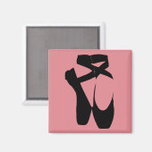Ballet Slippers Magnet (Vorderseite/Rückseite)