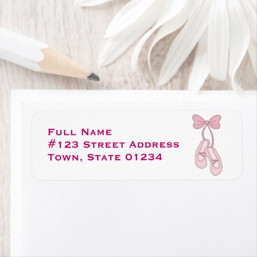 Ballet Slippers Mailing Labels (Insitu)