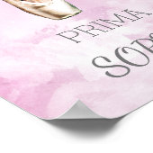 Ballet Slippers Persönliche Prima Pointe Pink Poster (Ecke)