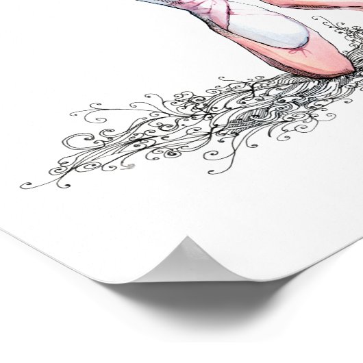 Ballet Slippers Poster (Ecke)