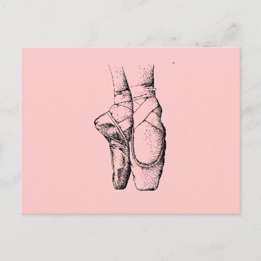 Ballet Slippers Postkarte (Vorderseite)