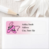 Ballet Slippers Rücksendeadressen-Aufkleber (Insitu)