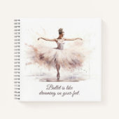 Ballet Spiral Notebook Notizblock (Vorderseite)