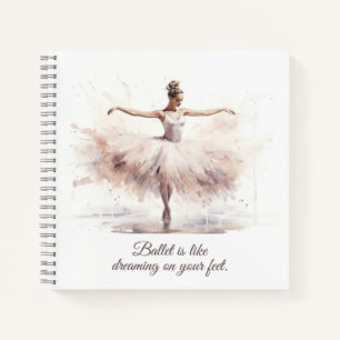 Ballet Spiral Notebook Notizblock