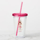 Ballet Star Acryltrinkbecher (Rückseite)