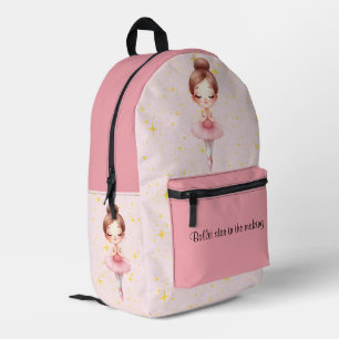 Ballet Star Girl Bedruckter Rucksack