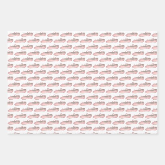 Ballet Stich Jazz Dancing Shoes Tanzlehrer Studio Geschenkpapier Set (Vorderseite)