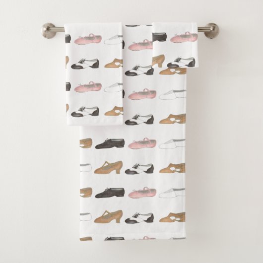 Ballet Stich Jazz Lyrical Acro Dance Studio Lehrer Badhandtuch Set (Insitu)