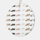 Ballet Stich Jazz Lyrical Acro Shoe Dance Teacher Keramikornament (Links)