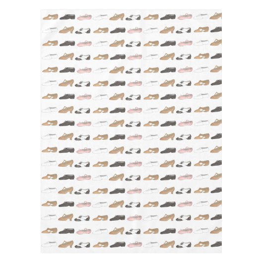 Ballet Stich Jazz Lyrical Dance Shoe Studio Erwägu Tischdecke (Vorderseite)