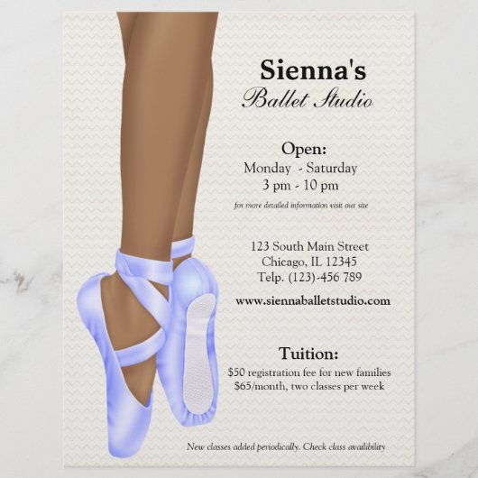 Ballet Studio Flyer (Vorne)